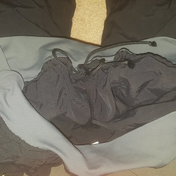 ZUMBA black drawstring pants nylon side back pockets X Large XL cargo athletic - Picture 12 of 12